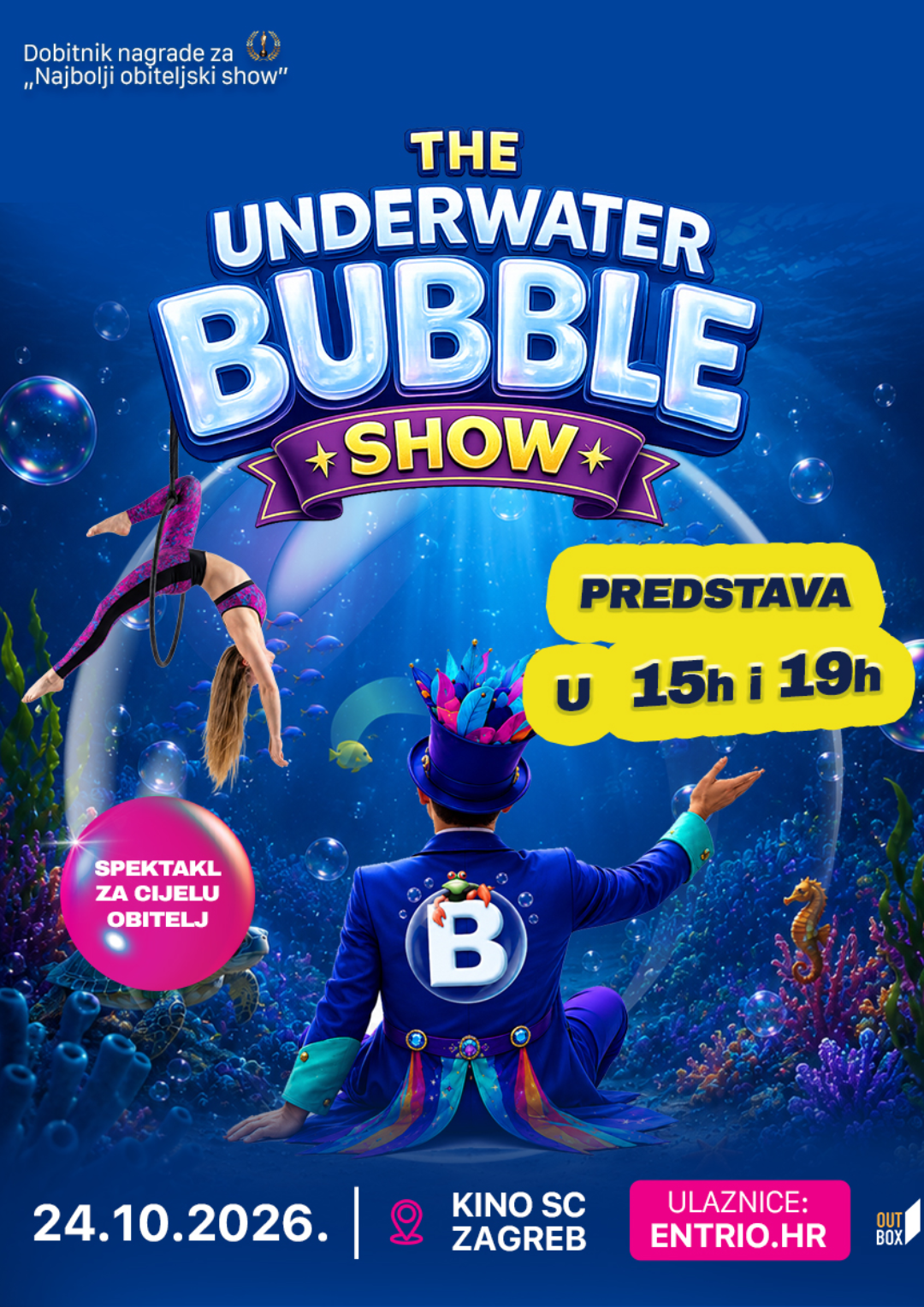 THE UNDERWATER BUBBLE SHOW